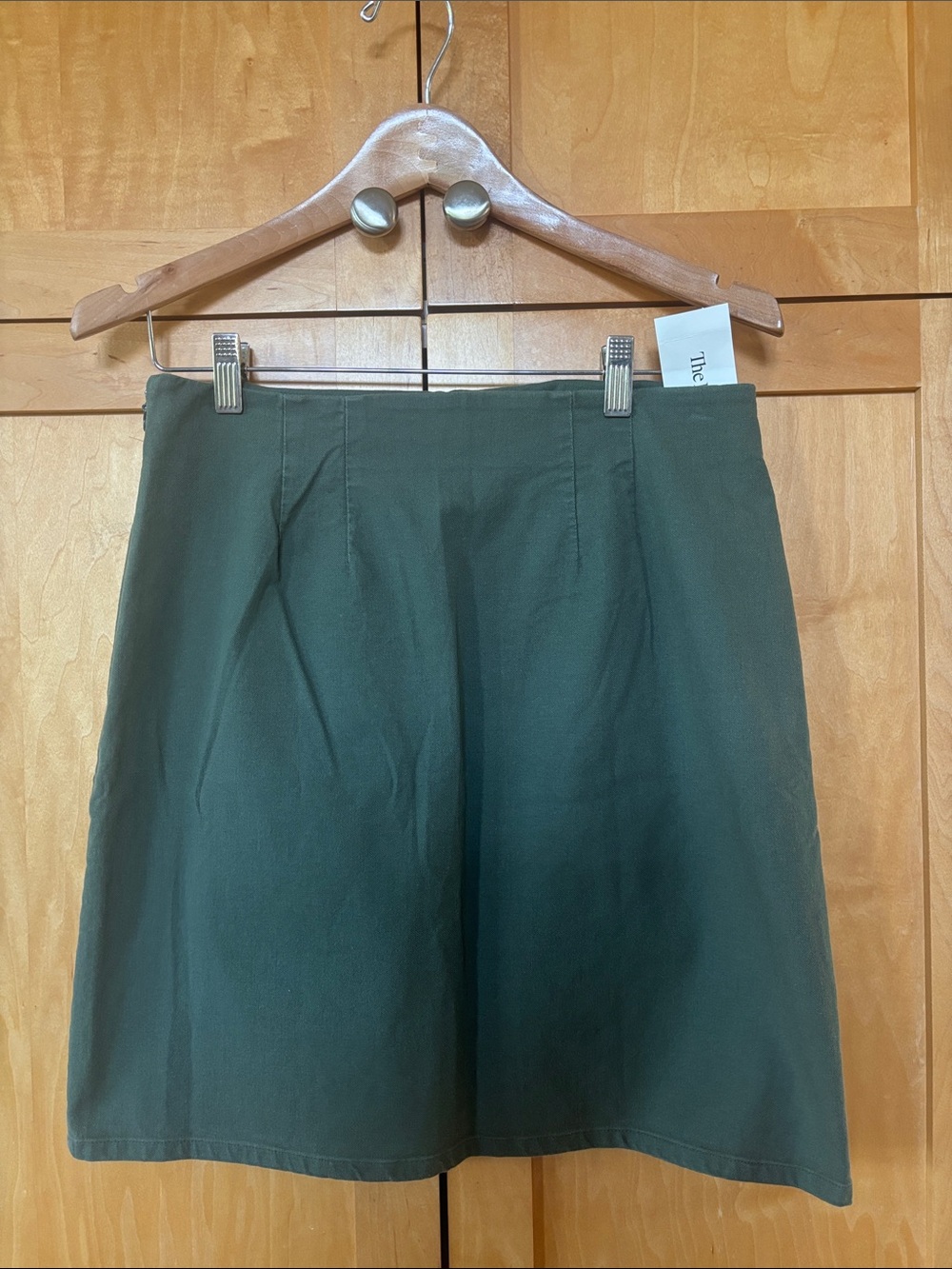 LOFT Dark Green Chino Shorts